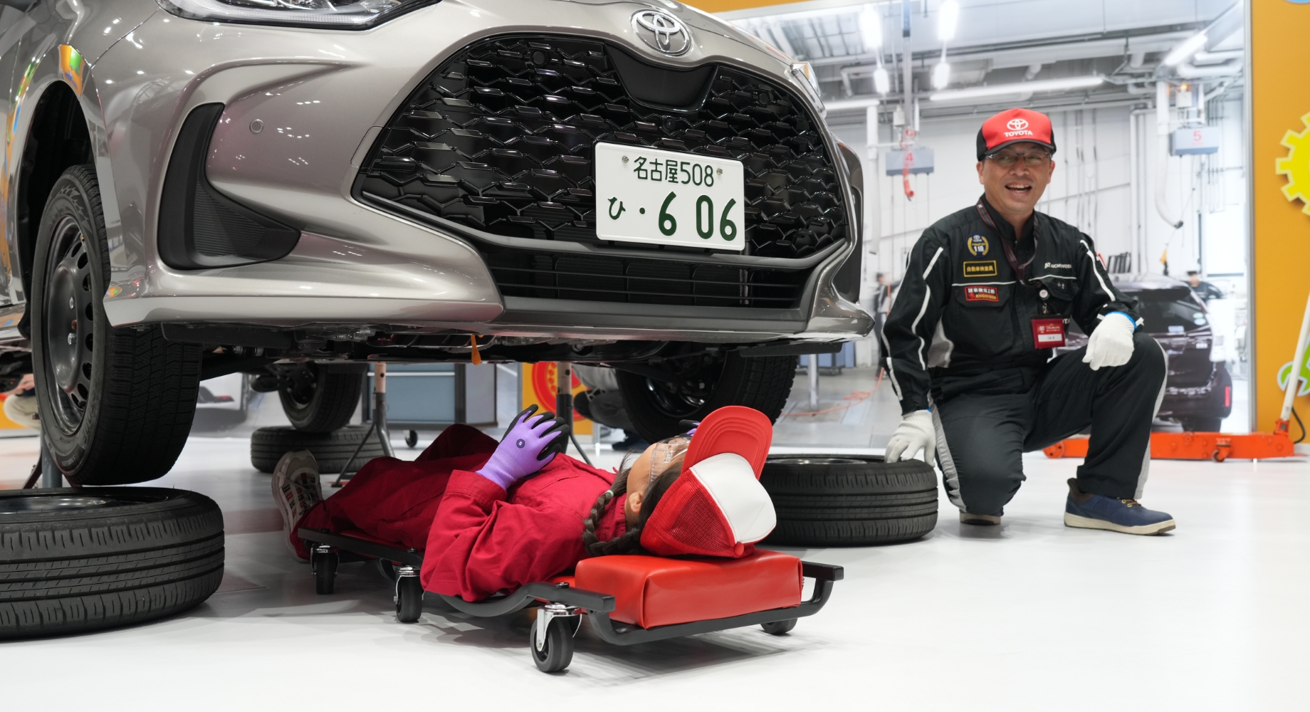 職業体験の様子