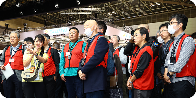 自動車ジャーナリスト（AJAJ）と巡るJapan Mobility Show 2025 ビジュアル